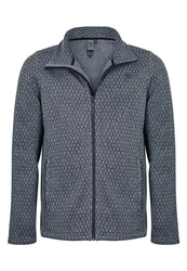 Elkline Fleecejacke Selfoss Dunkelblau/Grau/Blau