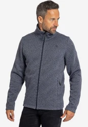 Elkline Fleecejacke Selfoss Dunkelblau/Grau/Blau