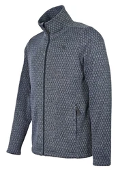 Elkline Fleecejacke Selfoss Dunkelblau/Grau/Blau