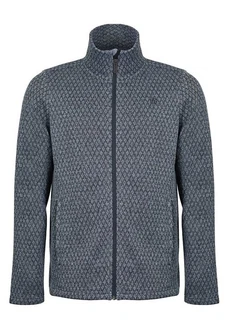 Elkline Fleecejacke Selfoss Dunkelblau/Grau/Blau