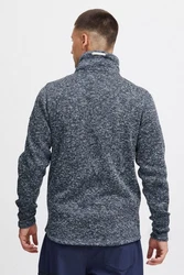 !Solid Fleecejacke SDLuki mit Stehkragen Hellblau/Dunkelblau/Blau/Grau
