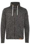 !Solid Fleecejacke SDLuki mit Stehkragen Hellgrau/Dunkelgrau/Grau