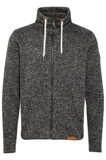!Solid Fleecejacke SDLuki mit Stehkragen Hellgrau/Dunkelgrau/Grau
