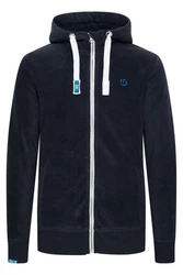 !Solid Fleecejacke SDLoki Sweatshirtjacke Dunkelblau/Blau