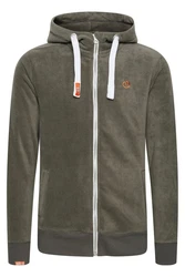!Solid Fleecejacke SDLoki Sweatshirtjacke Dunkelgrün/Khaki