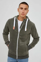 !Solid Fleecejacke SDLoki Sweatshirtjacke Dunkelgrün/Khaki