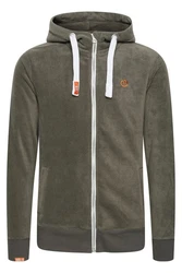 !Solid Fleecejacke SDLoki Sweatshirtjacke Dunkelgrün/Khaki