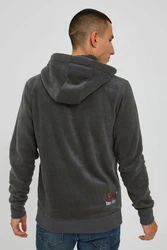 !Solid Fleecejacke SDLoki Sweatshirtjacke Hellgrau/Dunkelgrau/Grau