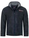 Geographical Norway Fleecejacke Herren Outdoor Dunkelblau/Blau/Hellblau