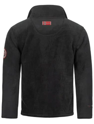Geographical Norway Fleecejacke Herren Outdoor Dunkelgrau/Schwarz/Grau