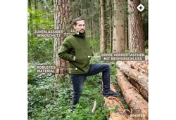 Hhenhorn Fleecejacke Herren Militär Outdoor Winddichte Jacke 