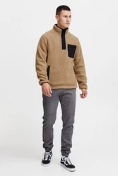Indicode Fleecejacke IDTrout Herren mit Stehkragen 