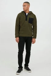 Indicode Fleecejacke IDTrent Dunkelgrün