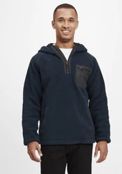 Indicode Fleecejacke IDTrent Dunkelblau/Blau/Hellblau/Braun
