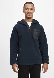 Indicode Fleecejacke IDTrent Dunkelblau/Blau/Hellblau/Braun