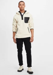Indicode Fleecejacke IDTrent Beige/Weiß/Khaki/Schwarz