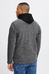 Indicode Fleecejacke IDWilmot Herren  Dunkelgrau/Hellgrau/Grau