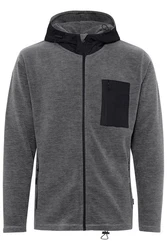Indicode Fleecejacke IDWilmot Herren  Dunkelgrau/Hellgrau/Grau