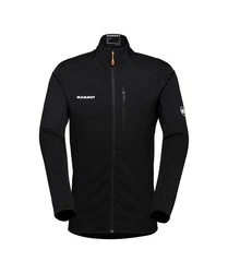 Mammut Fleecejacke Taiss Light ML Jacket Herren Schwarz/Dunkelrot/Rot