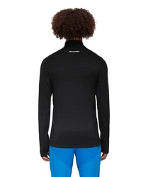 Mammut Fleecejacke Taiss Light ML Jacket Herren Schwarz/Dunkelrot/Rot