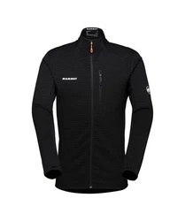 Mammut Fleecejacke Taiss Light ML Jacket Herren Schwarz/Dunkelrot/Rot