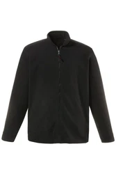 JP1880 Fleecejacke Outdoor Stehkragen Schwarz