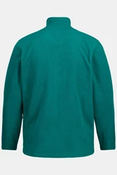 JP1880 Fleecejacke Outdoor Stehkragen Türkis/Grün