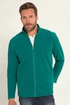 JP1880 Fleecejacke Outdoor Stehkragen Türkis/Grün