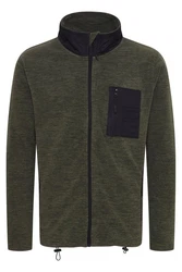 Indicode Fleecejacke IDWilton Herren Dunkelgrün/Grün