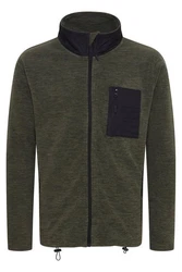 Indicode Fleecejacke IDWilton Herren Dunkelgrün/Grün