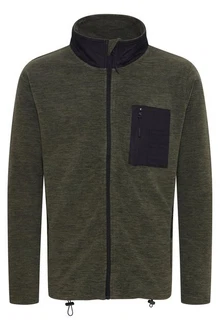 Indicode Fleecejacke IDWilton Herren Dunkelgrün/Grün