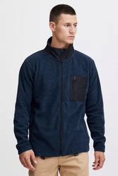 Indicode Fleecejacke IDWilton Herren Dunkelblau/Blau