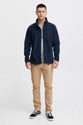 Indicode Fleecejacke IDWilton Herren Dunkelblau/Blau