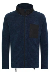 Indicode Fleecejacke IDWilton Herren Dunkelblau/Blau