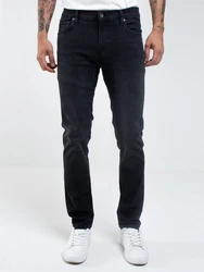 BIG STAR Skinny-fit Jeans NADER niedrige Leibhöhe Schwarz/Dunkelgrau/Dunkelblau