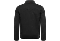 Hhenhorn Strickfleecejacke Tacul Herren Strickjacke Outdoor Sweatshirt Dunkelgrau/Schwarz/Grau