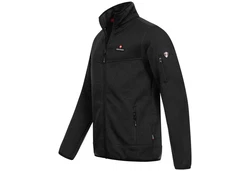 Hhenhorn Strickfleecejacke Tacul Herren Strickjacke Outdoor Sweatshirt Dunkelgrau/Schwarz/Grau