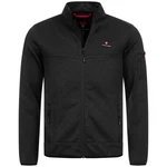 Hhenhorn Strickfleecejacke Tacul Herren Strickjacke Outdoor Sweatshirt Dunkelgrau/Schwarz/Grau