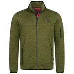 Hhenhorn Strickfleecejacke Tacul Herren Strickjacke Outdoor Sweatshirt Dunkelgrün/Grün