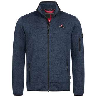 Hhenhorn Strickfleecejacke Tacul Herren Strickjacke Outdoor Sweatshirt Dunkelblau/Hellblau/Rot Hhenhorn Strickfleecejacke Tacul Herren Strickjacke Outdoor Sweatshirt Dunkelblau/Hellblau/Rot