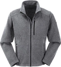 Fleecejacke Oberstdorf II - Strickfleece J SILVER GREY