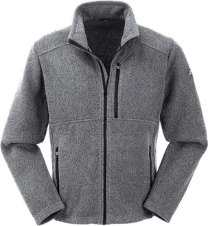Maul Fleecejacke Oberstdorf II SILBERGRAU
