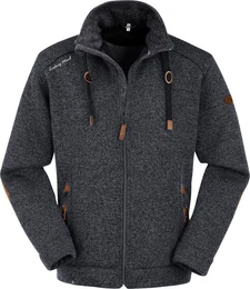 Fleecejacke Lichtenau- Strickfleecejacke BLACK