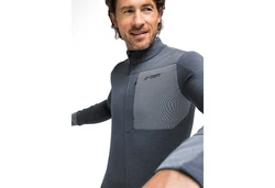 Maier Sports Midlayer Skutvik Dunkelblau/Grau/Dunkelgrau/Hellgrau