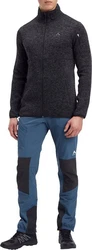 McKINLEY Fleecejacke He.-Unterjacke Sammy II FZ MELANGE/SCHWARZE NACHT