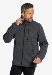 Elkline Fleecejacke Fat Chance Dunkelblau/Dunkelgrau/Grau