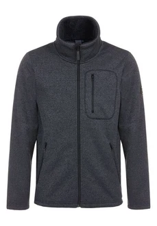 Elkline Fleecejacke Fat Chance Dunkelblau/Dunkelgrau/Grau