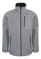 Elkline Fleecejacke Fat Chance Hellgrau/Grau/Dunkelgrau/Dunkelblau
