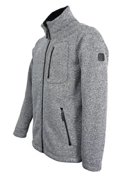 Elkline Fleecejacke Fat Chance Hellgrau/Grau/Dunkelgrau/Dunkelblau