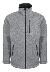 Elkline Fleecejacke Fat Chance Hellgrau/Grau/Dunkelgrau/Dunkelblau